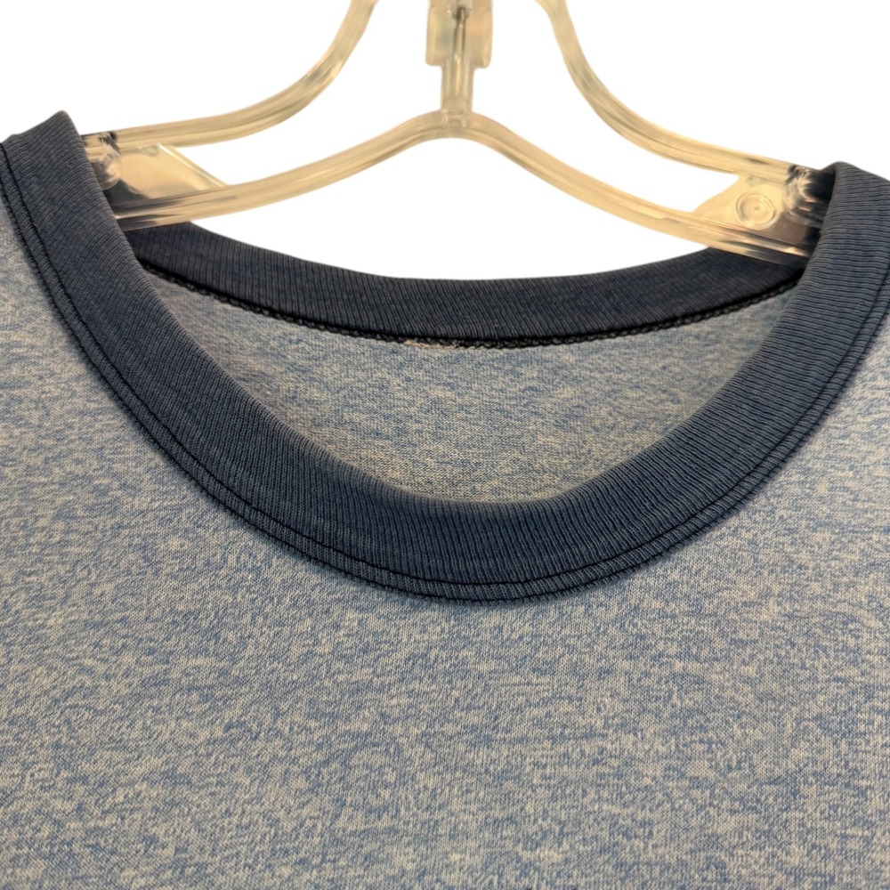 VTG Amana Colonies Iowa Graphic Ringer T Shirt Small Blue Tee Oktoberfest German - Picture 4 of 8